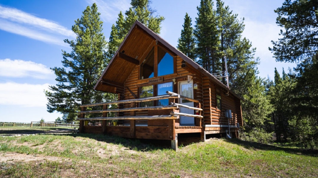 One of the most unique place to stay in Wyoming, Spear O Wigwam Cabins