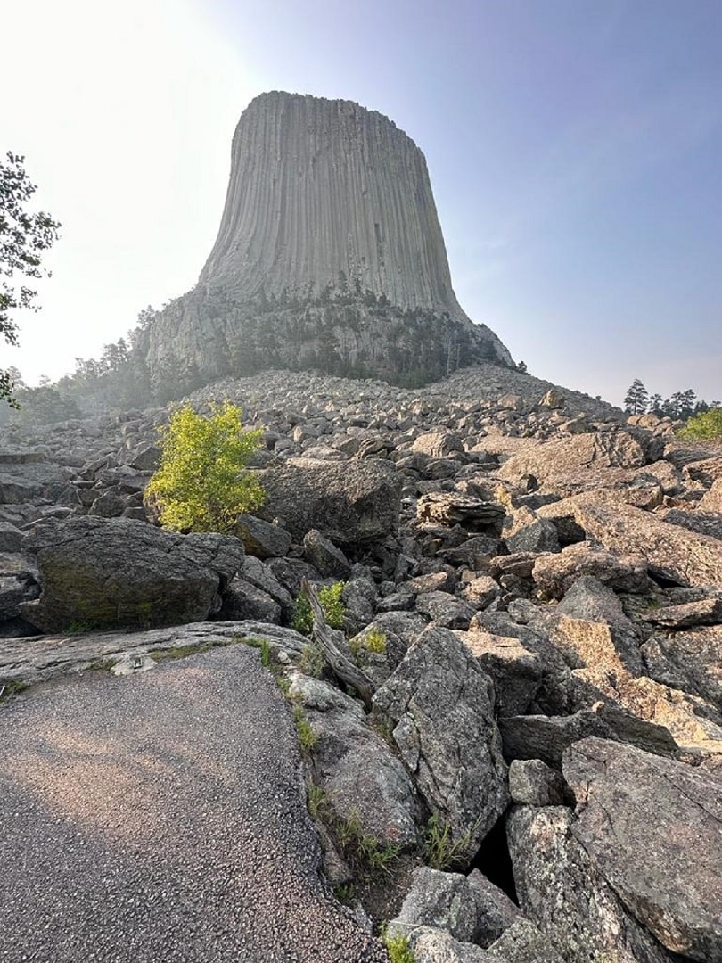 View from Tower Trail Hike at Devils Tower