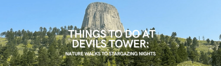 Things to do at Devils Tower: Nature Walks to Stargazing Nights