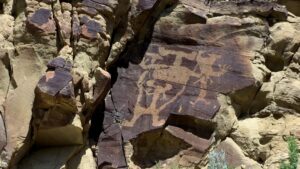 Petroglyph Site Close Up