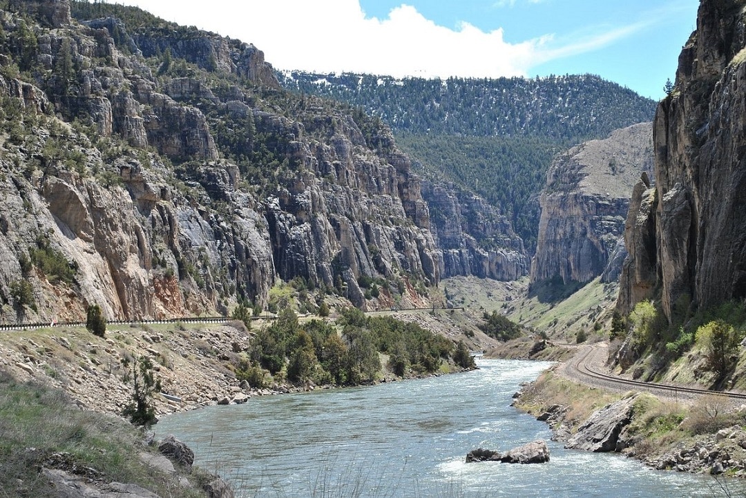 Wind River Canyon, part of Thermopolis in a day