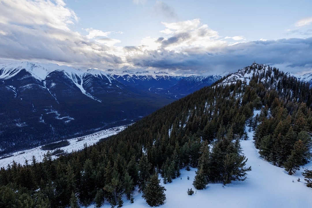 Sulphur Mountain - view from the top