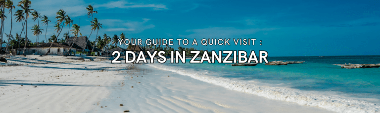 Your Guide To A Quick Visit: 2 Days in Zanzibar
