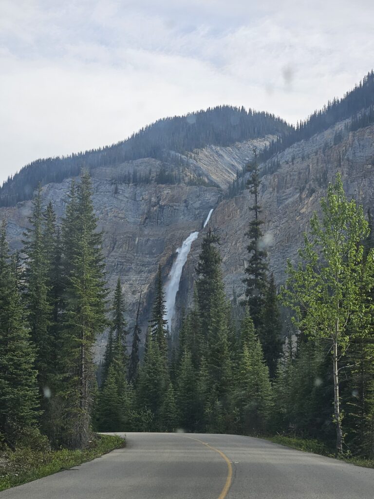 Takakkaw Falls Road View