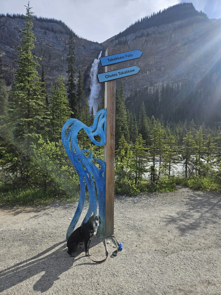 Takakkaw Falls Sign