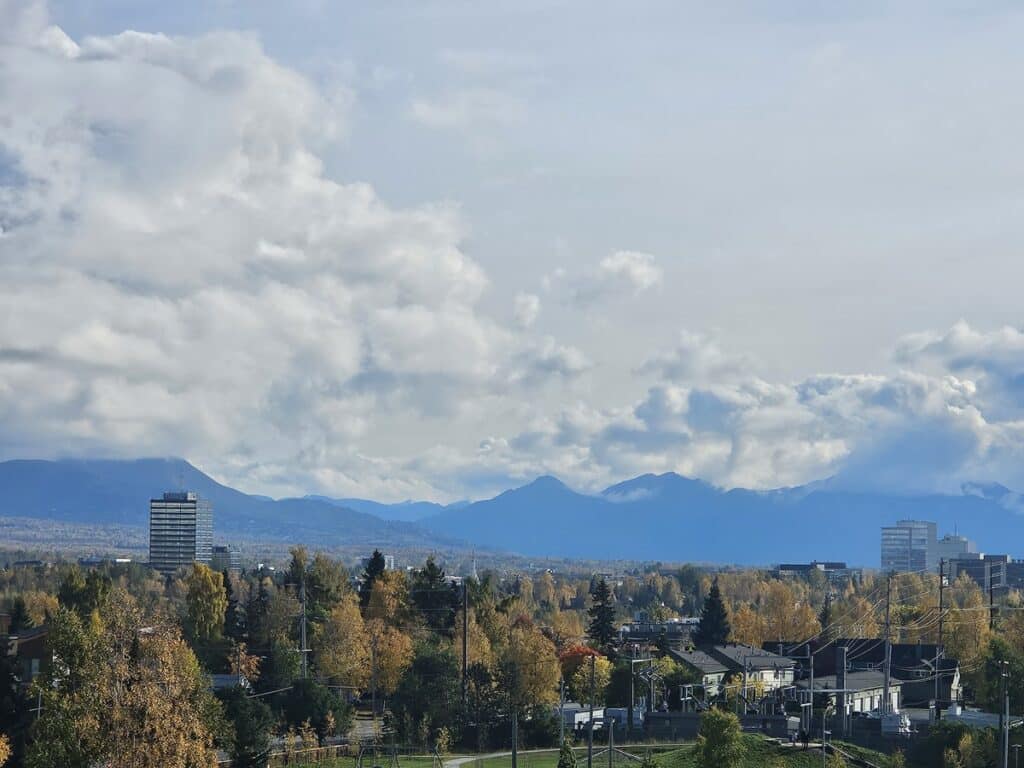 Anchorage view downtown