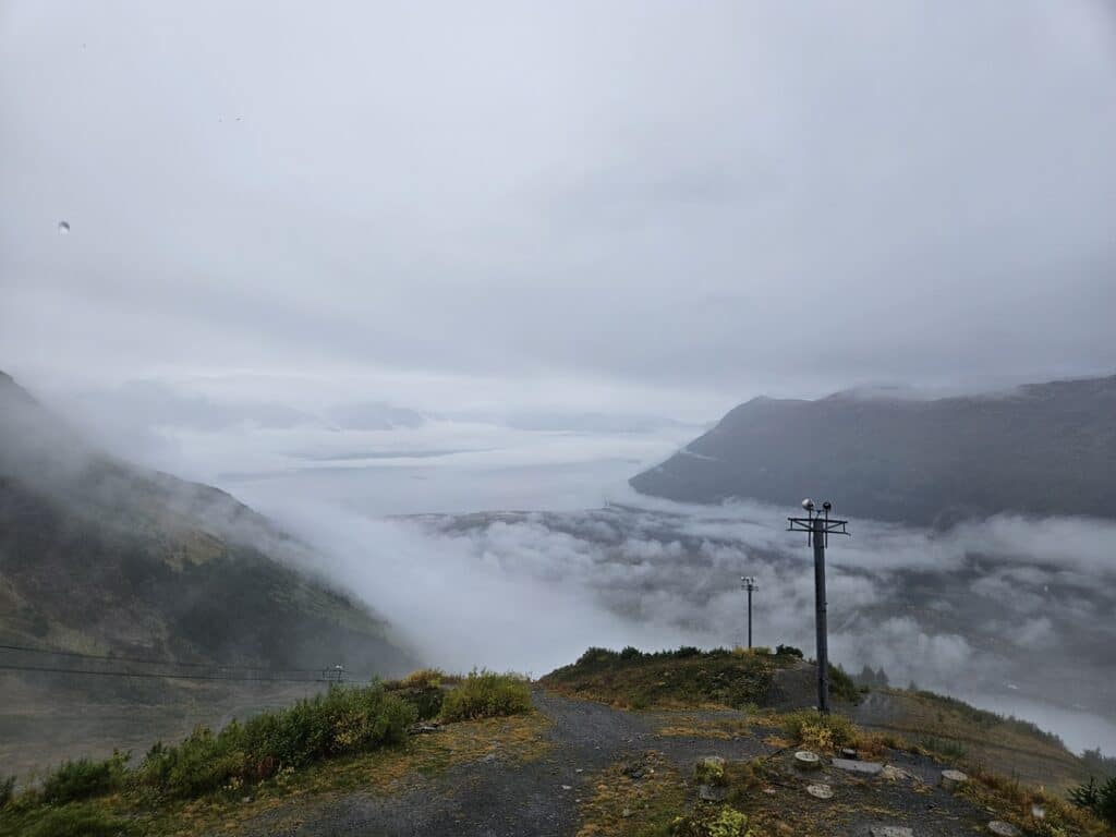 View from top of Alyeska