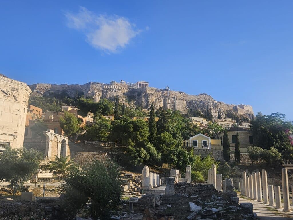 Acropolis from Plaka