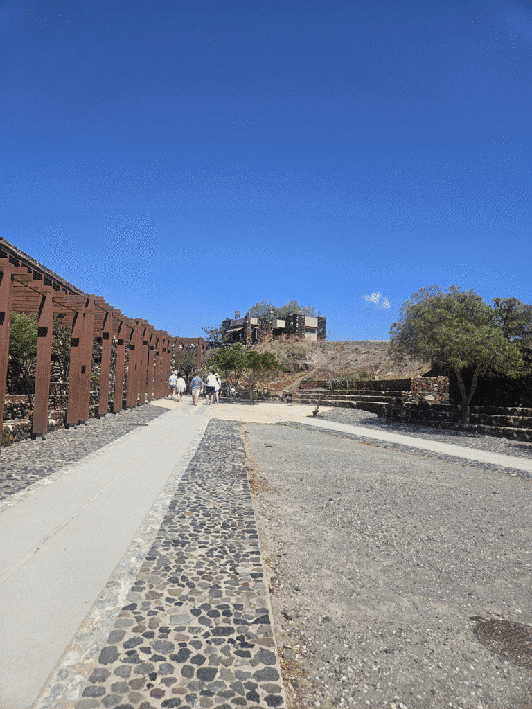 Entrance to Akrotiri Site