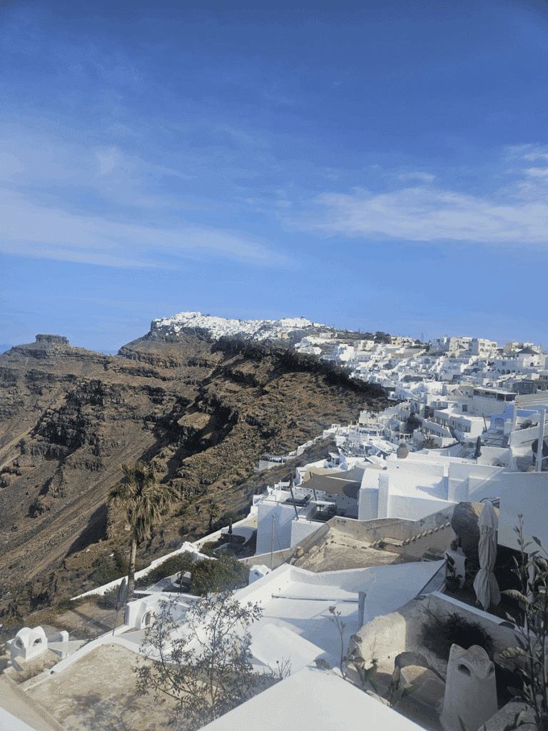 Imerovigli on Hike