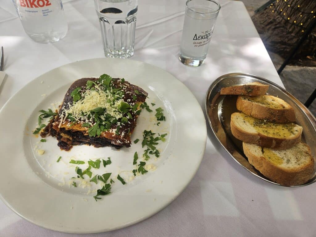 Moussaka at Acropol