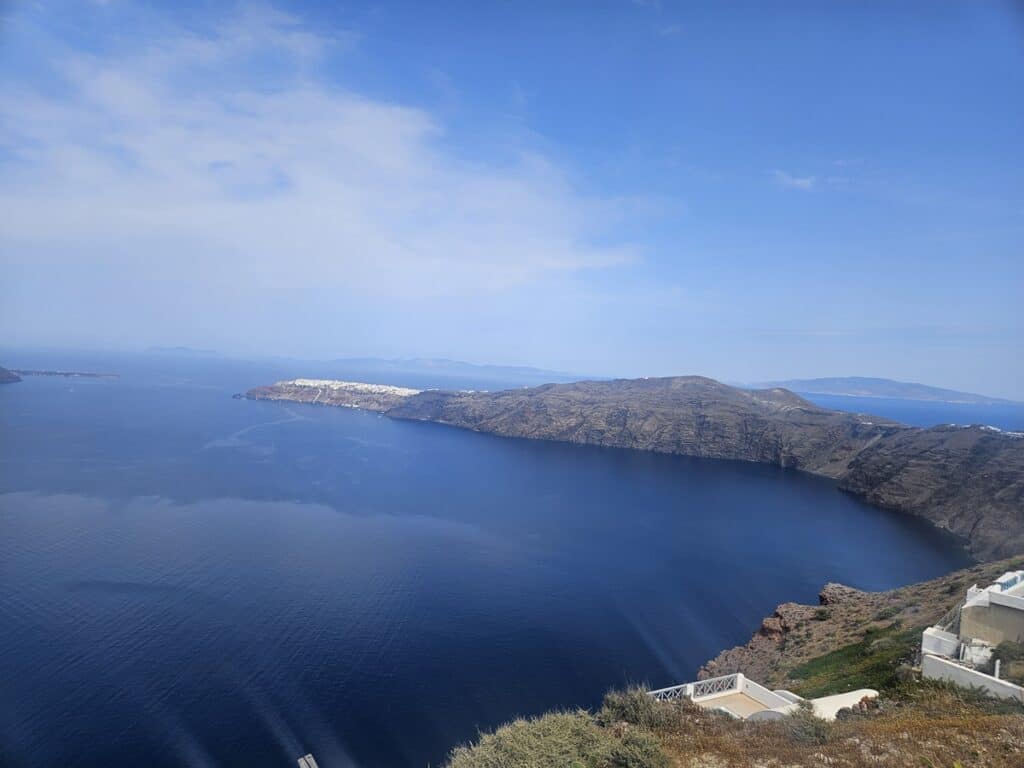 Oia in Distance