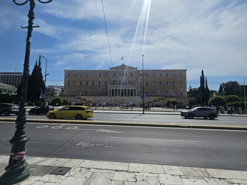 Parliament from Syntagma Square