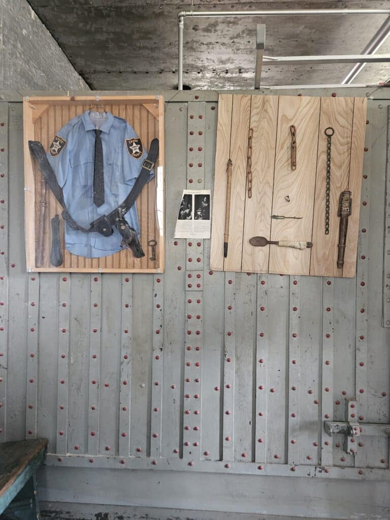 Cottonwood Falls Jail Wall